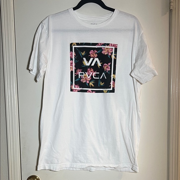 RVCA Men’s Regular Fit 100% Cotton T-Shirt - Picture 1 of 5